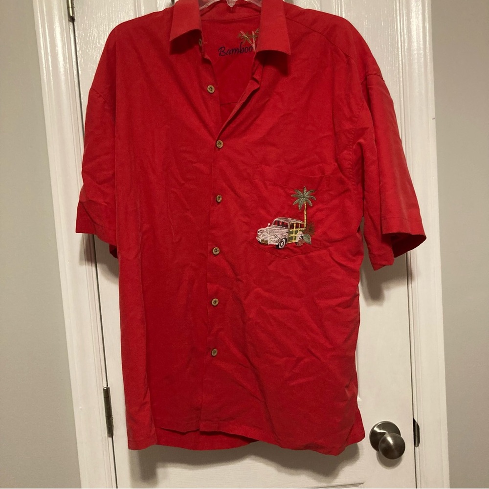 Vintage Bamboo Cay Embroidered Hawaiian Shirt - Picture 3 of 7